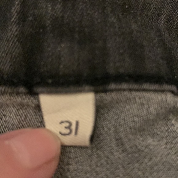 Christian Audigier distressed straight leg jeans, Sz 31 X 32, good condition - Picture 6 of 8